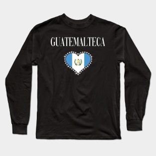 Guatemalteca Camisetas para Mujeres Guatemaltecas Long Sleeve T-Shirt